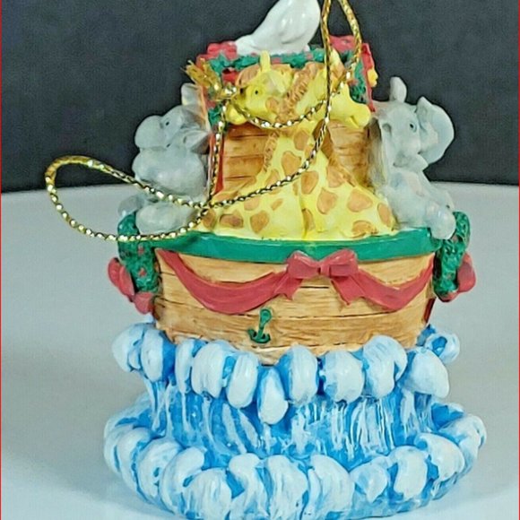 Christmas Ornament 1996 Noah's Ark San Francisco Music Box Company - Picture 5 of 5